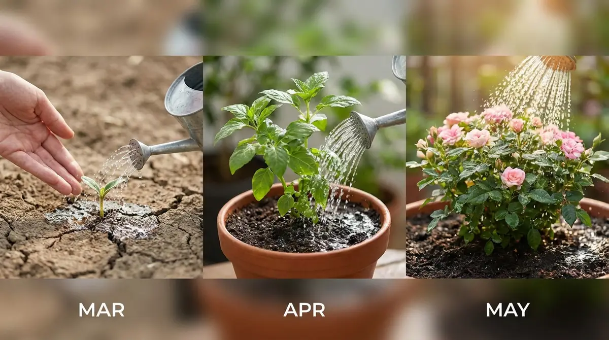 【月別】3月・4月・5月の水やり頻度と注意点