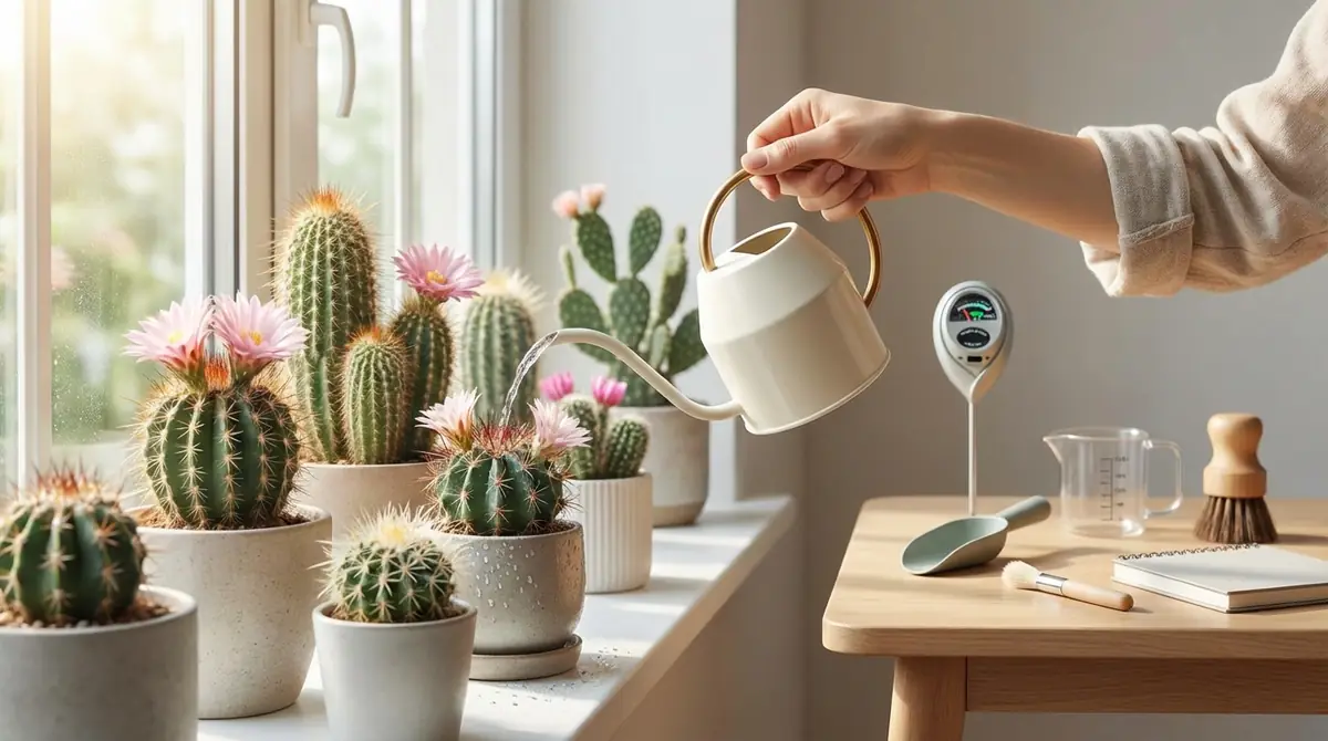 春のサボテン水やり｜正しい手順5ステップ