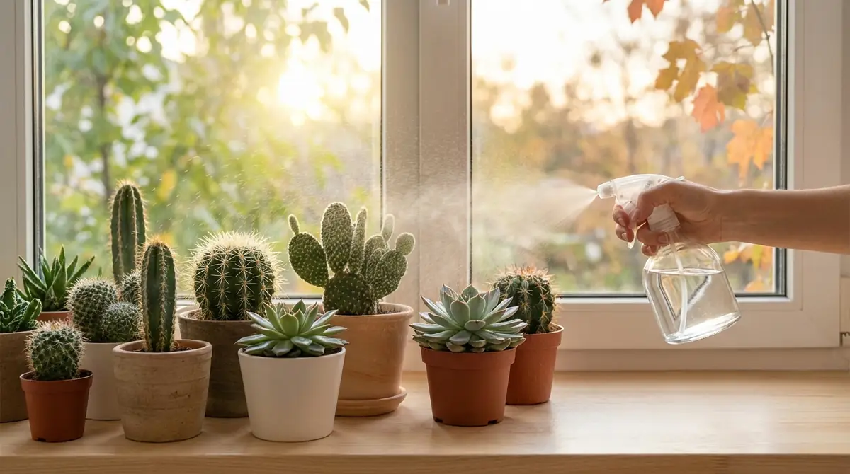 季節別｜サボテンへの霧吹き頻度とベストなタイミング