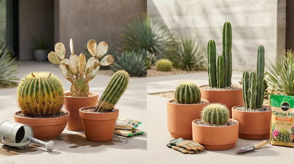 屋外サボテンのよくある失敗と対処法