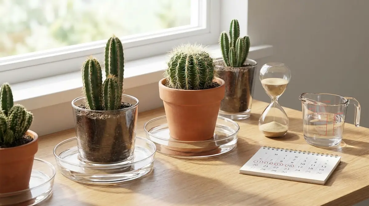 サボテンの腰水｜時間・水量・頻度の目安【早見表】
