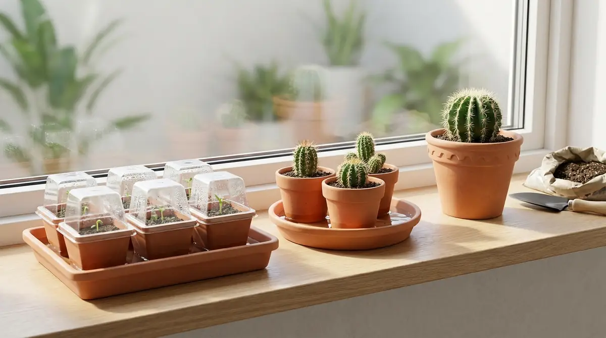 実生苗（種まき）のサボテン腰水管理｜発芽から卒業まで