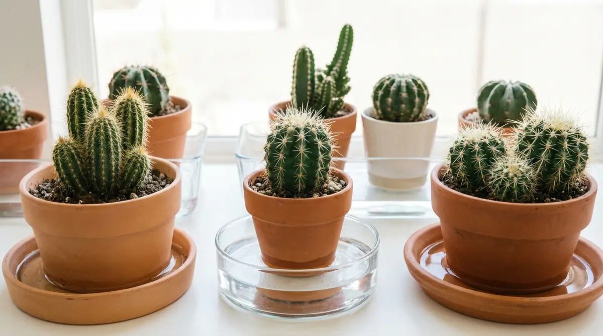 サボテンの腰水に適した鉢・容器の選び方