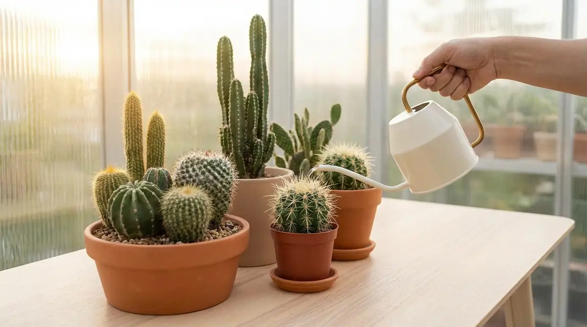 サボテンの水やり完全ガイド｜頻度・量・タイミング