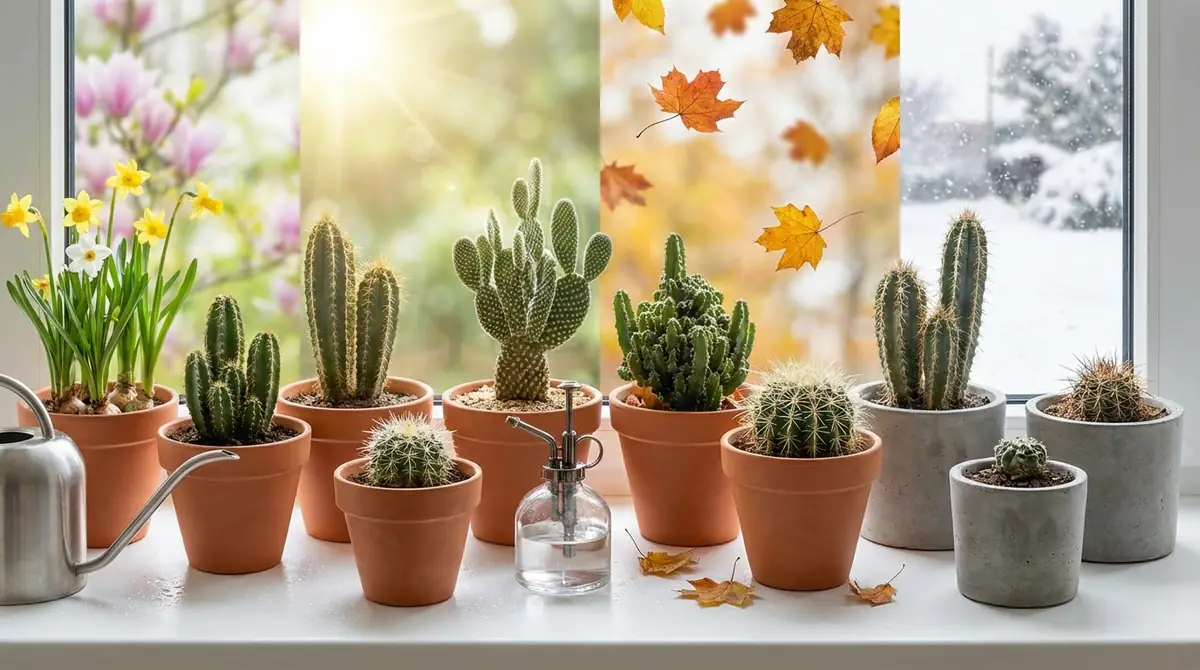 初心者向けサボテンの水やり頻度【季節別早見表】