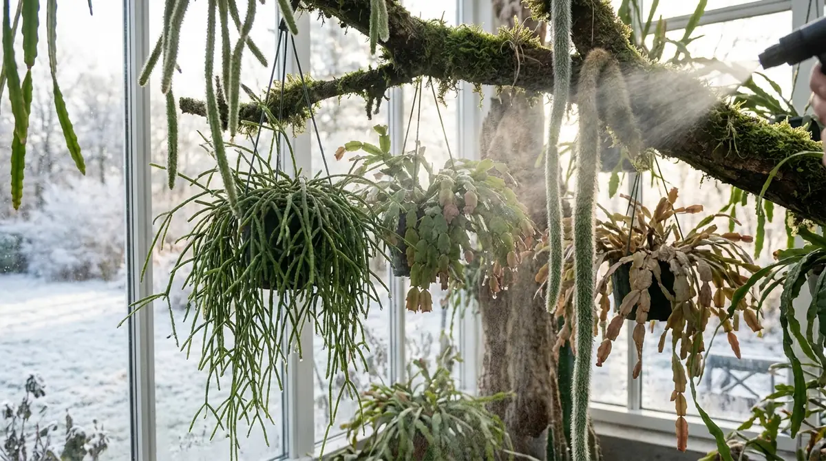 品種によって例外あり｜森林性サボテンの冬の水やり