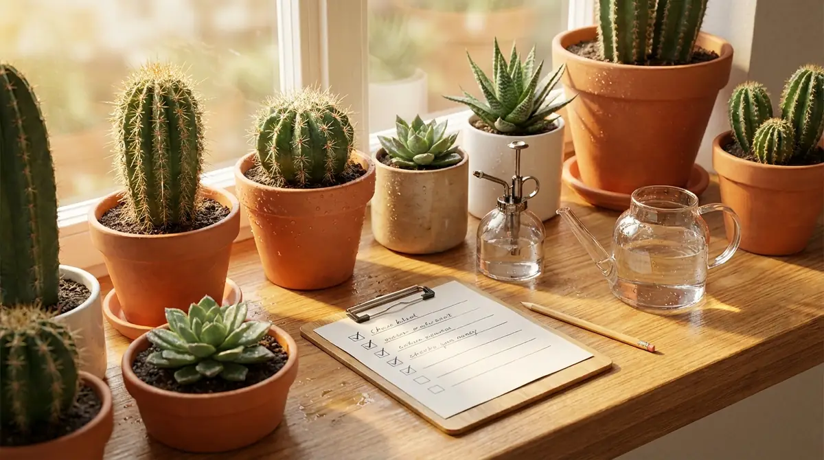 まとめ｜夏のサボテン水やりチェックリスト
