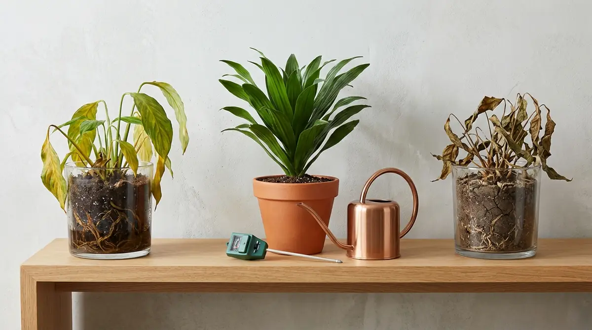 水やりの失敗サイン|根腐れ・水切れの見分け方と対処法