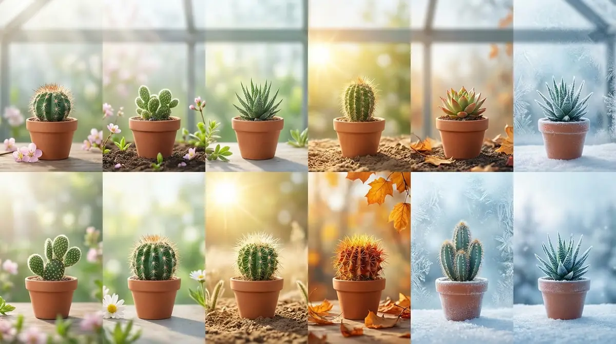 【月別カレンダー】サボテンの育て方・季節ごとのケア一覧