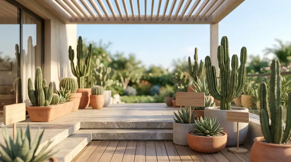 【屋外】ベランダ・庭にサボテンを置くときのポイント