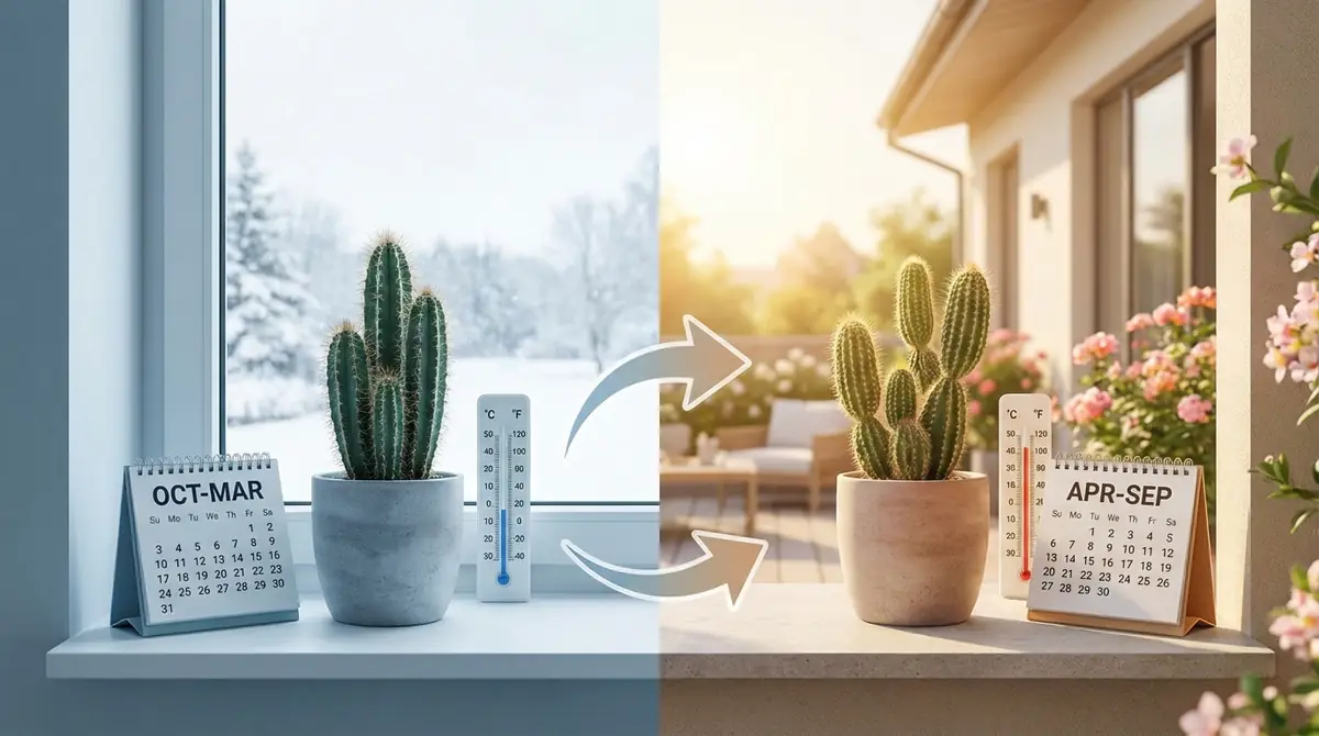 【季節別】サボテンの置き場所を変えるタイミングと注意点