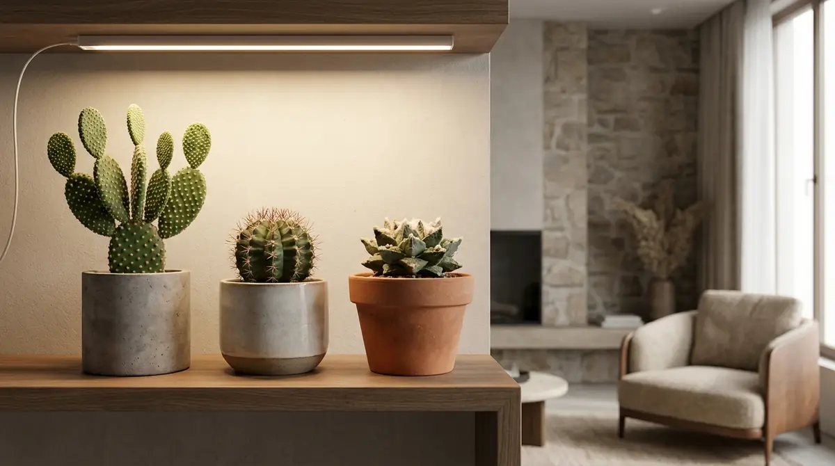 日当たりが悪い部屋でも育てやすいサボテン3選