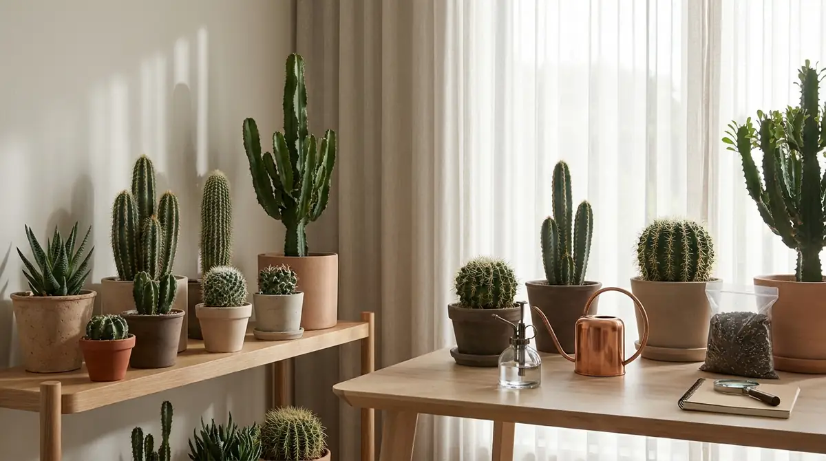 日陰でサボテンを枯らさない7つの育て方