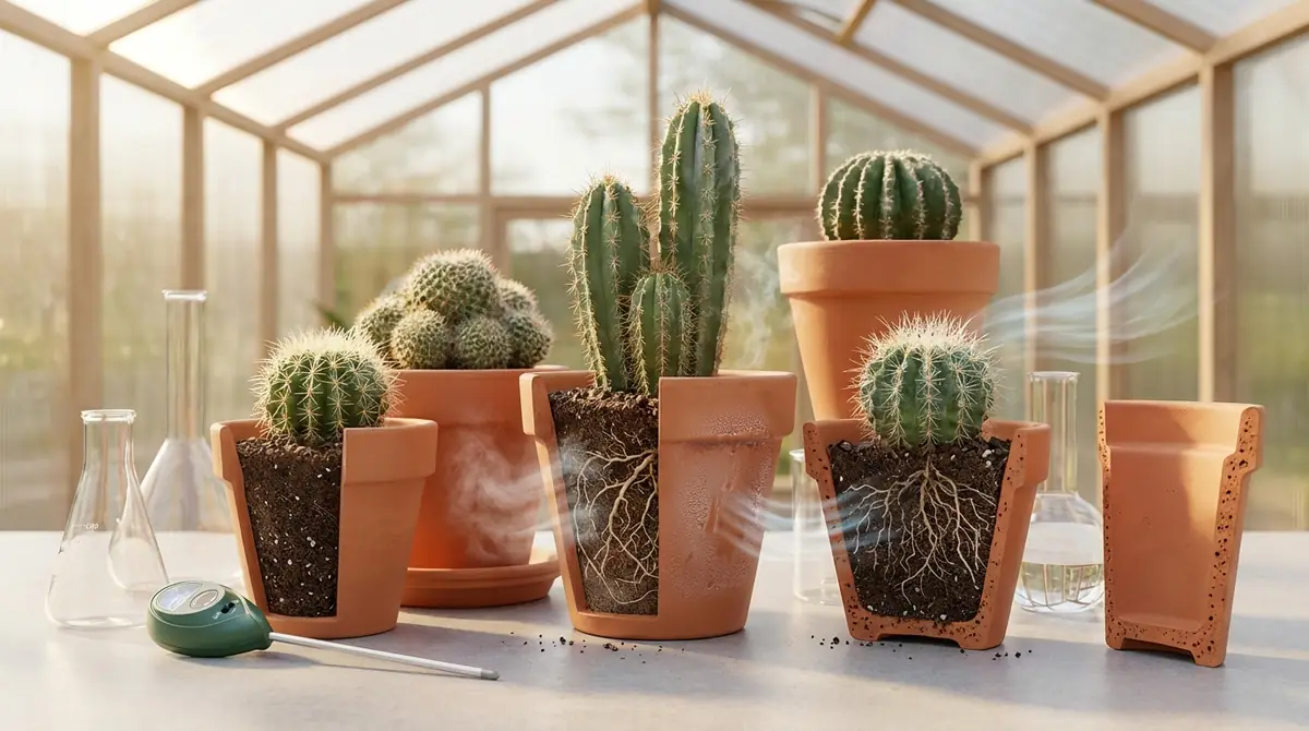 素焼き鉢とは？サボテンの鉢に選ばれる3つの科学的理由