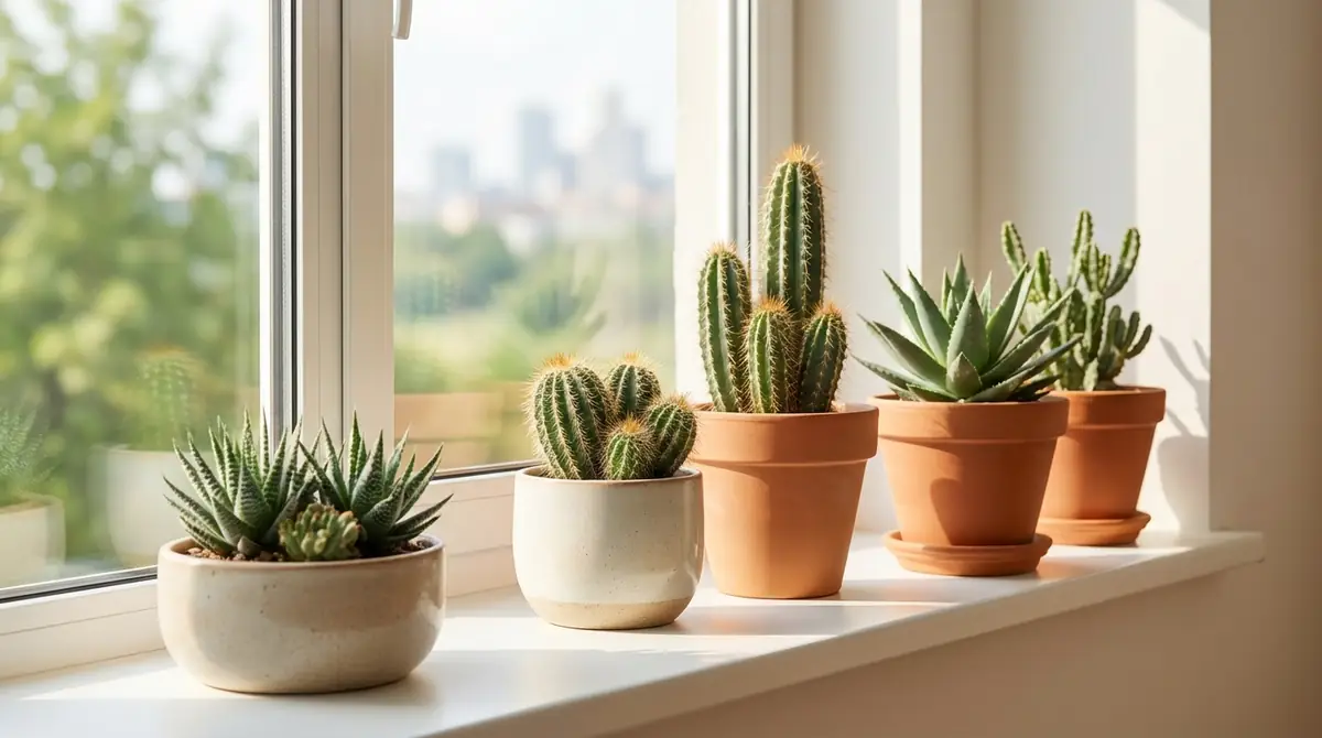 窓辺がサボテン栽培に向いている3つの理由
