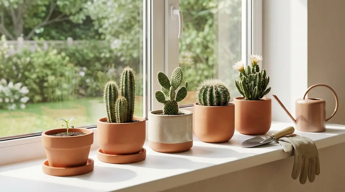窓辺でサボテンを育てる基本の5ステップ