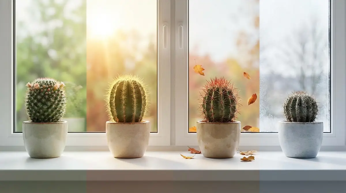 窓辺サボテンの季節別管理カレンダー