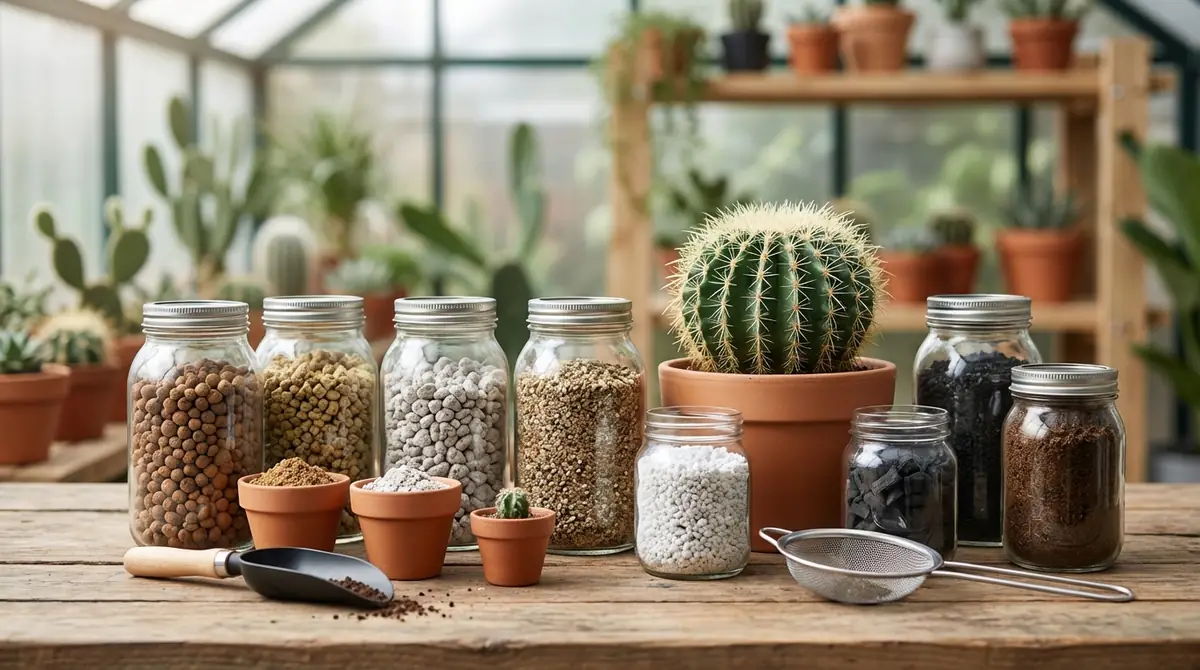 サボテン用土の材料と役割一覧