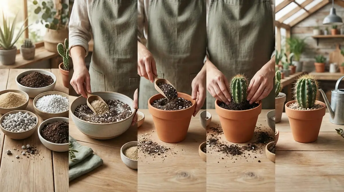 【実践】サボテン用土を自作する5ステップ