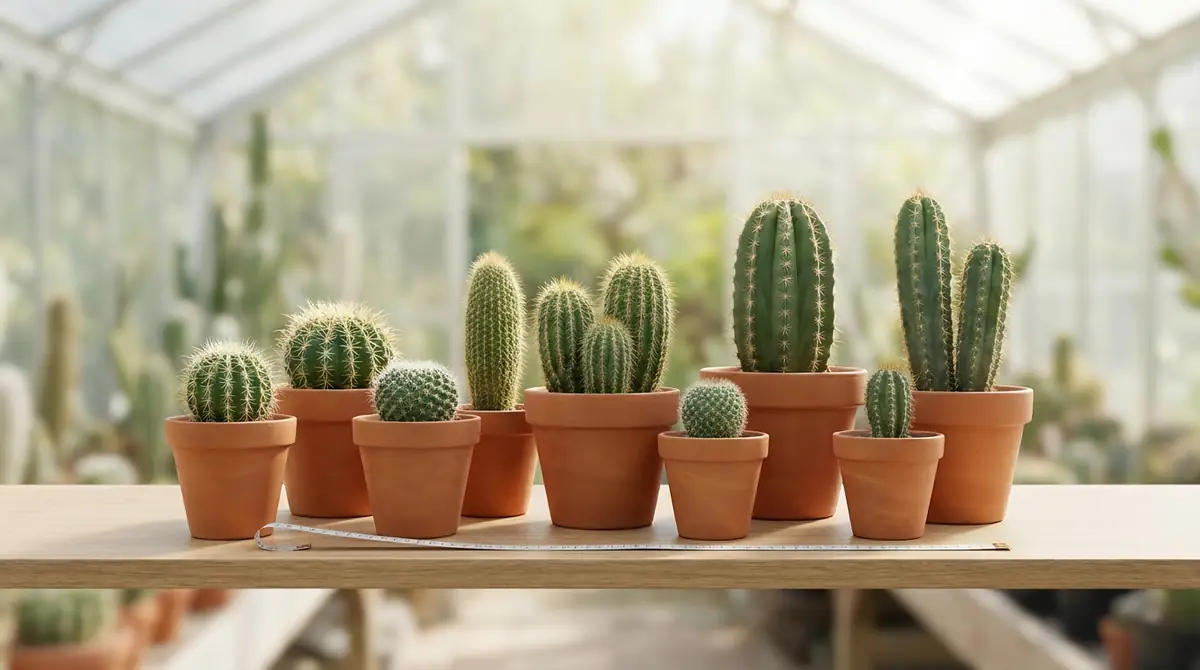 【早見表】サボテンの直径別おすすめ鉢サイズ一覧