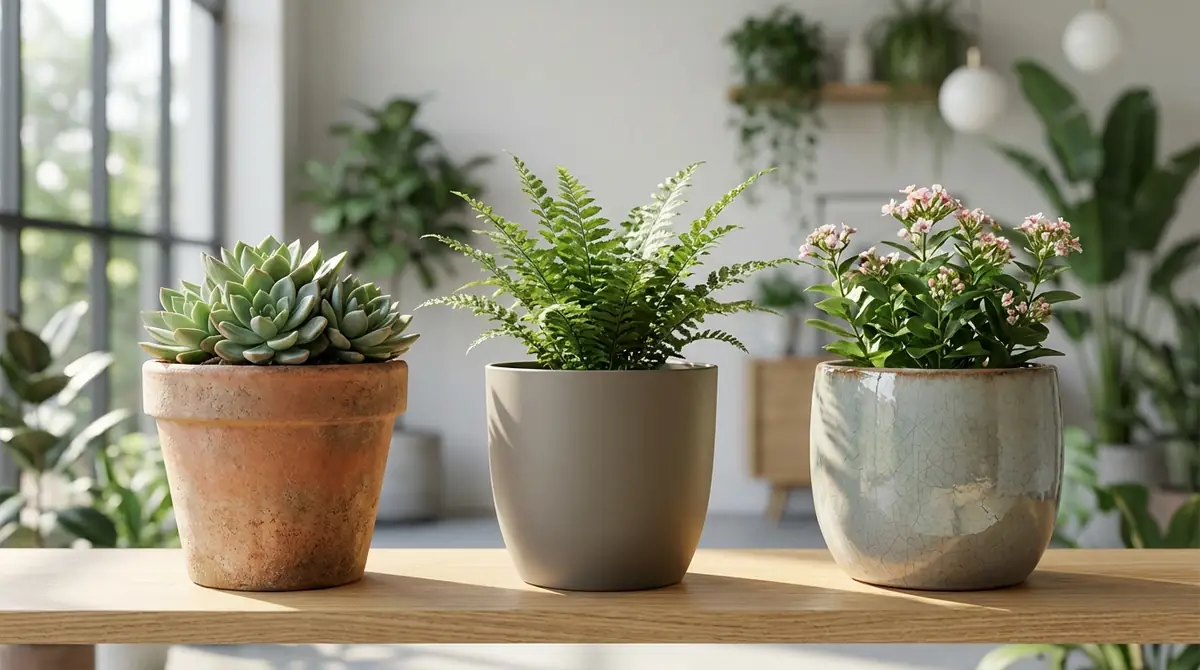 鉢の素材選びも重要｜素焼き・プラ・陶器の違い