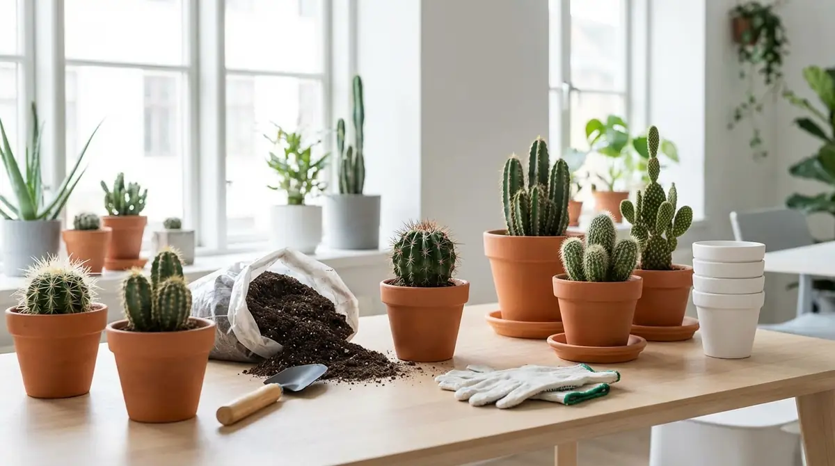 【結論】サボテンの植え替え時期は3〜4月がベスト｜秋なら9〜10月