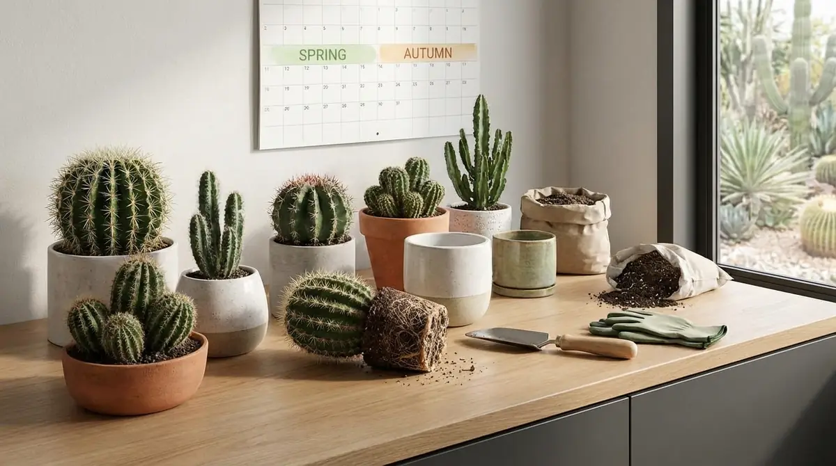 品種別｜サボテンの植え替え時期の調整ポイント