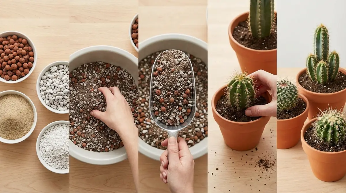 サボテン用土の作り方5ステップ