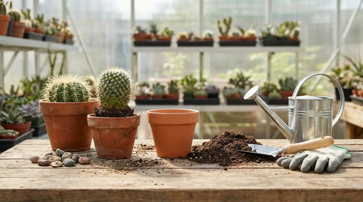 サボテンの植え替え手順クイックガイド【7ステップ】