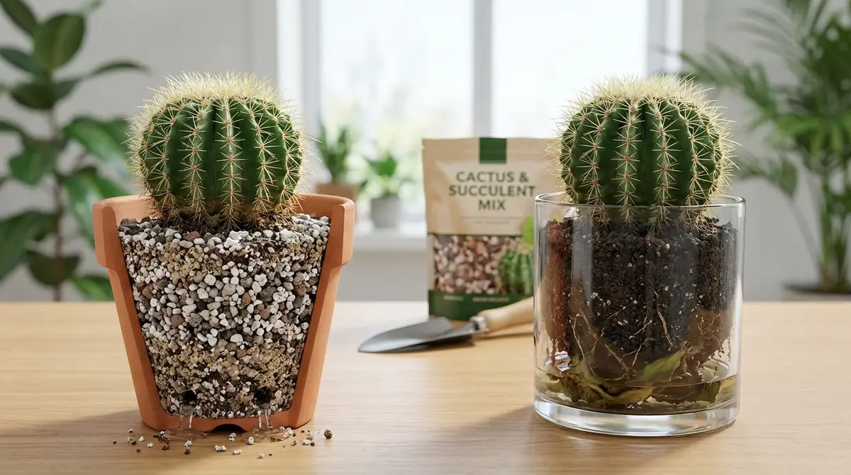 サボテンに専用の土が必要な3つの理由【根腐れ防止の基本】