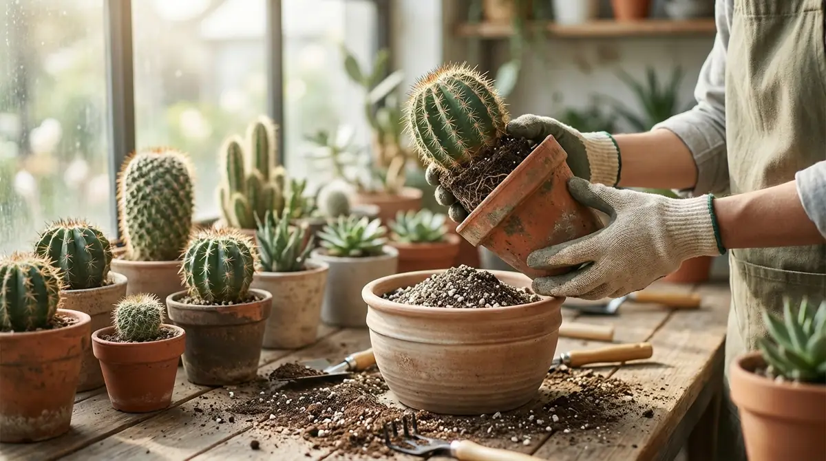 サボテンの植え替え時期はいつ？ベストなタイミングを解説