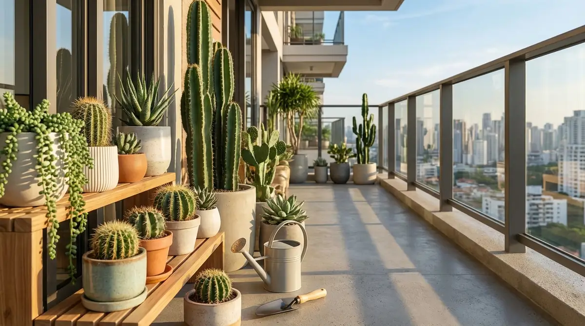 サボテンはベランダで育てられる？結論と3つの注意点