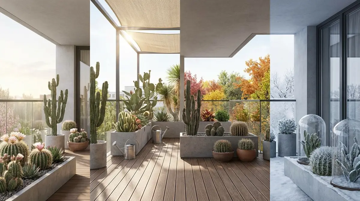 季節別｜ベランダでのサボテン管理ポイント