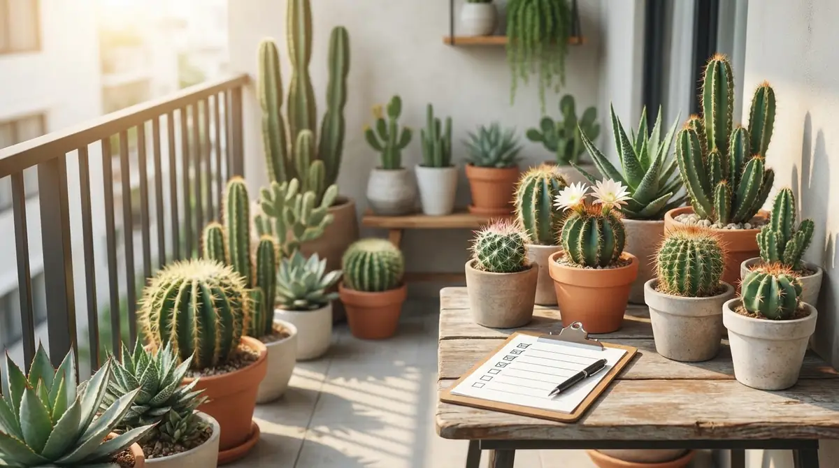 まとめ｜ベランダでサボテンを元気に育てるチェックリスト