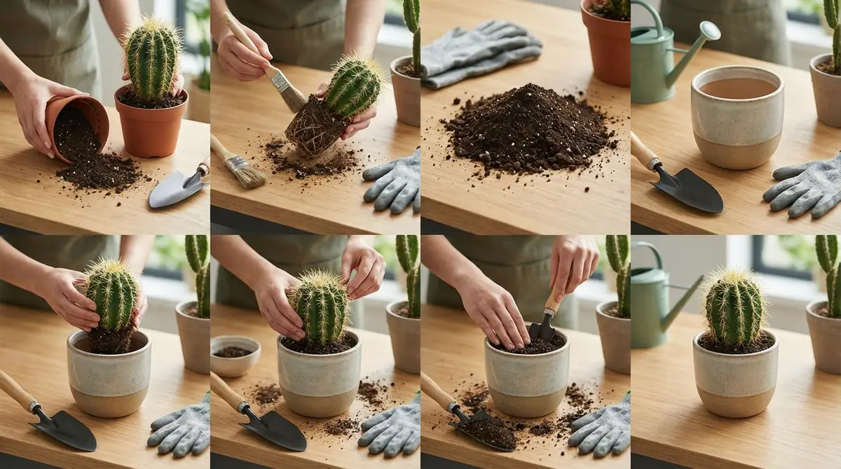 【実践】サボテン植え替え8ステップの方法
