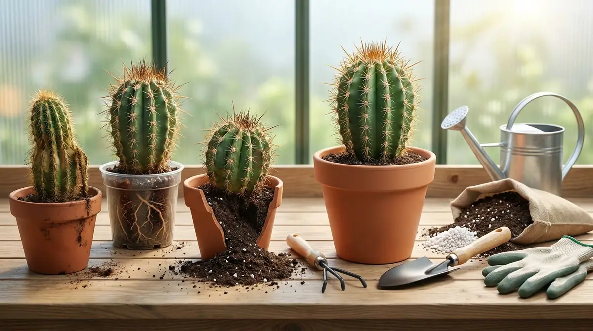 サボテン植え替えでよくある失敗3選と対策
