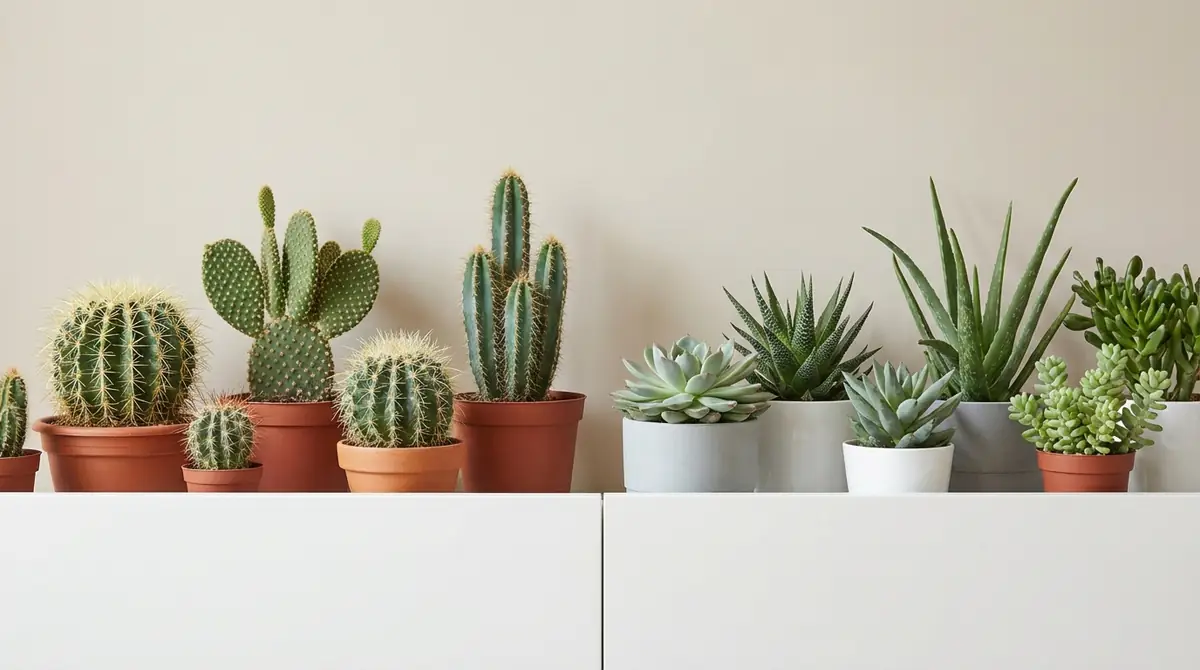 サボテンと多肉植物の特徴を徹底比較