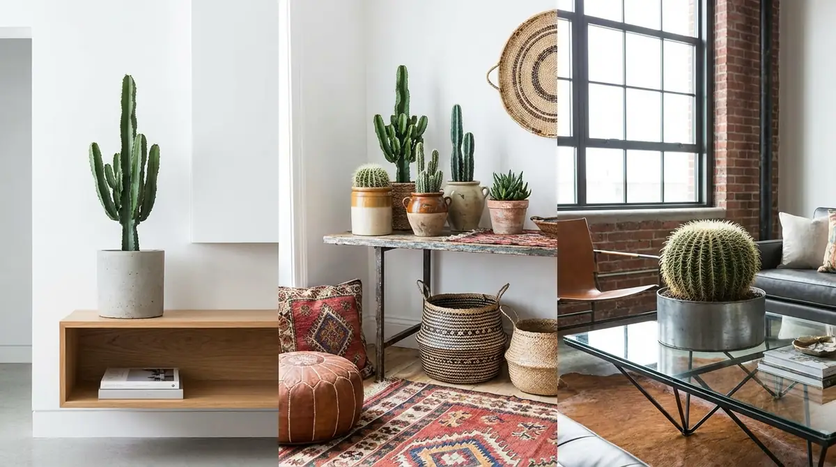 インテリアスタイル別・サボテンコーディネート実例