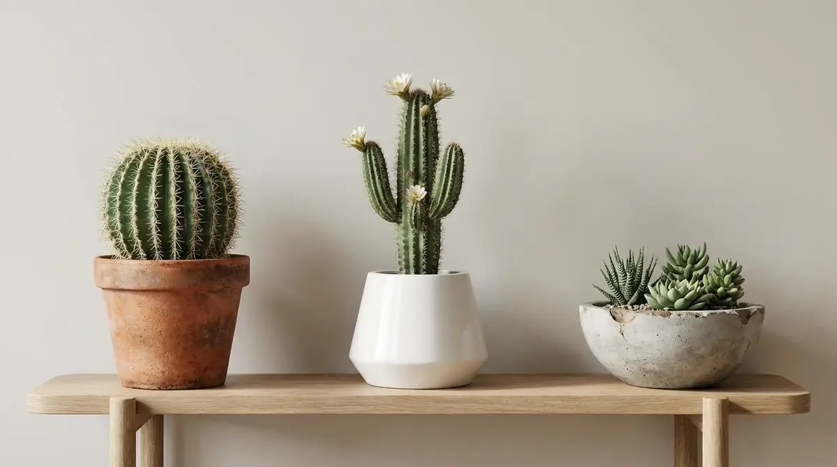 鉢・プランター選びでサボテンインテリアの印象が決まる
