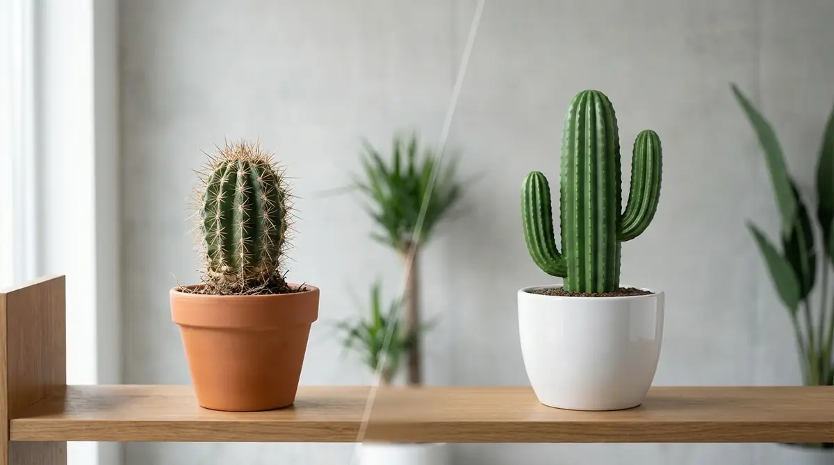 本物vsフェイク──あなたに合うサボテンはどっち？