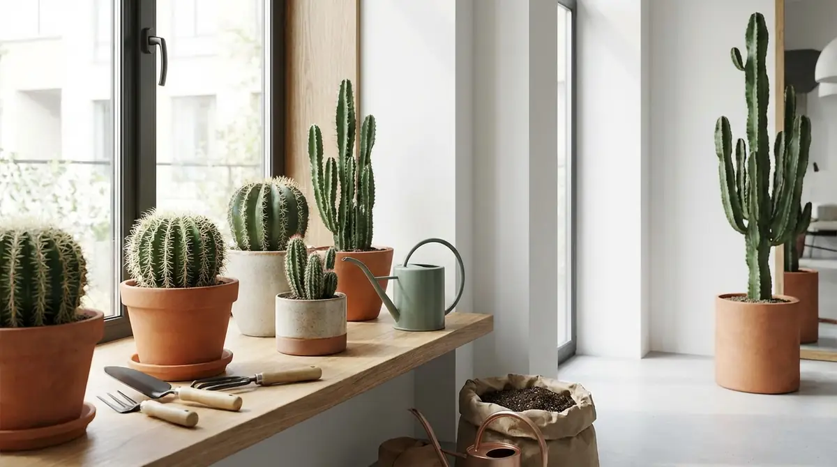 室内でサボテンを枯らさない育て方の基本