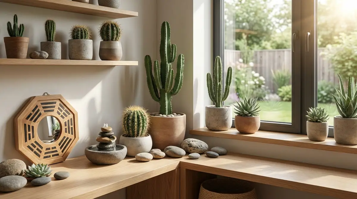 風水から見るサボテンインテリアの置き場所