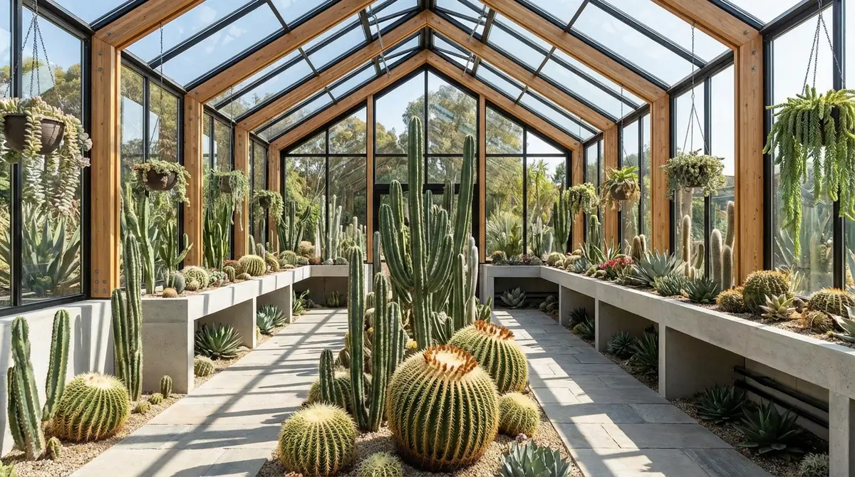 サボテンの温室が果たす3つの役割とメリット