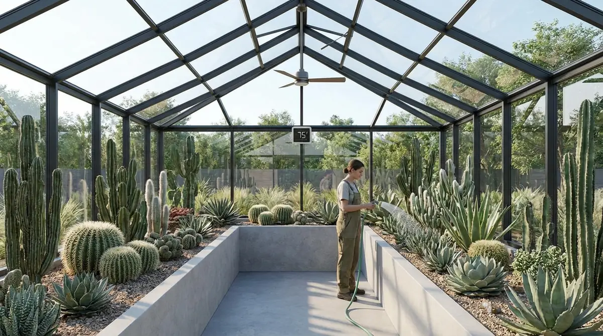 サボテン温室の管理方法｜温度・換気・水やりの基本