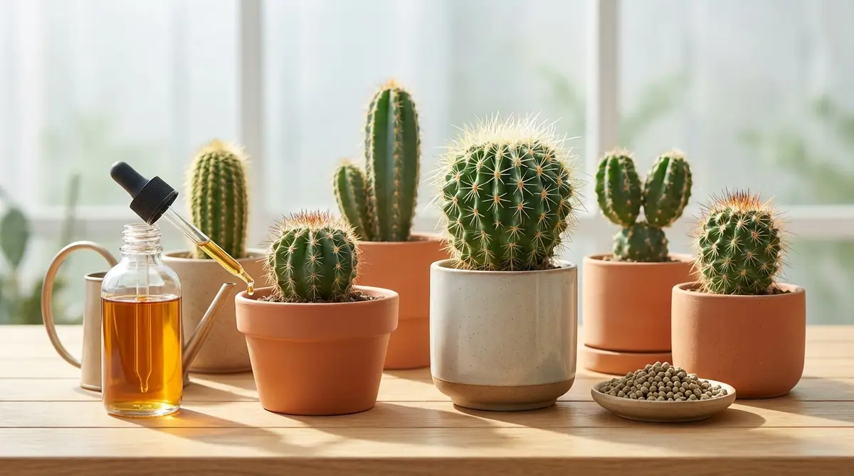 サボテンに液肥は必要？効果と固形肥料との違い