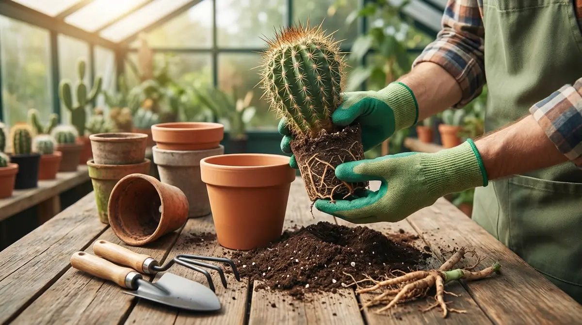 サボテンの植え替え・根切りの手順【7ステップ】