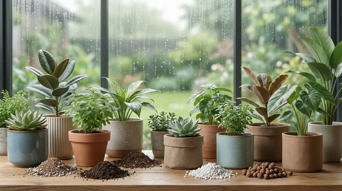 梅雨対策に最適な土と鉢の選び方