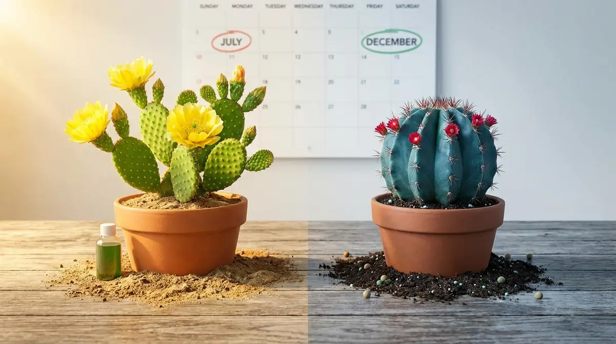 夏型・冬型サボテンで肥料の時期は変わる？タイプ別の見分け方