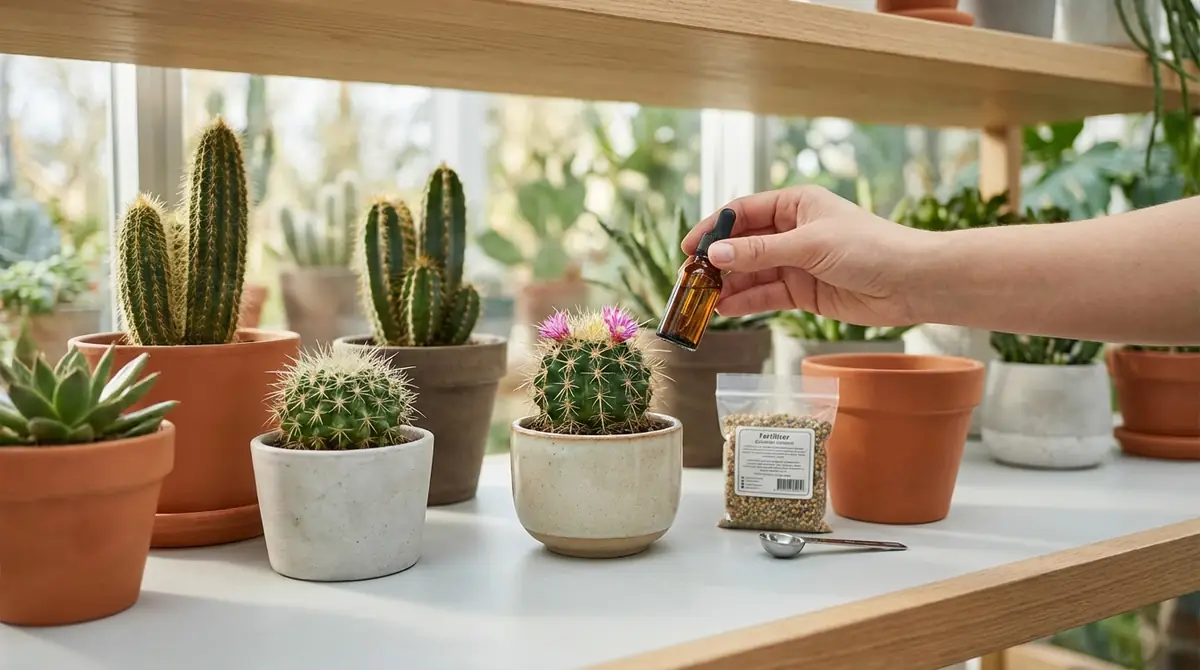 サボテンへの肥料の与え方【基本の手順と量】