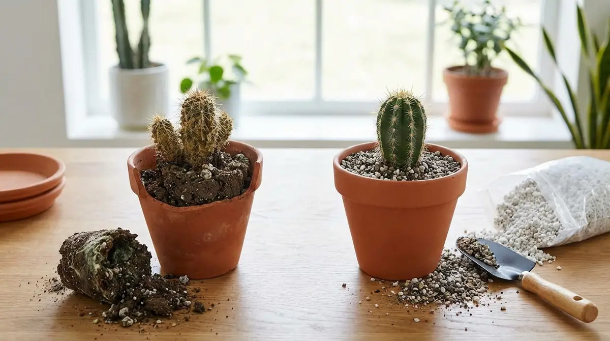 サボテン植え替え土のトラブルと対処法